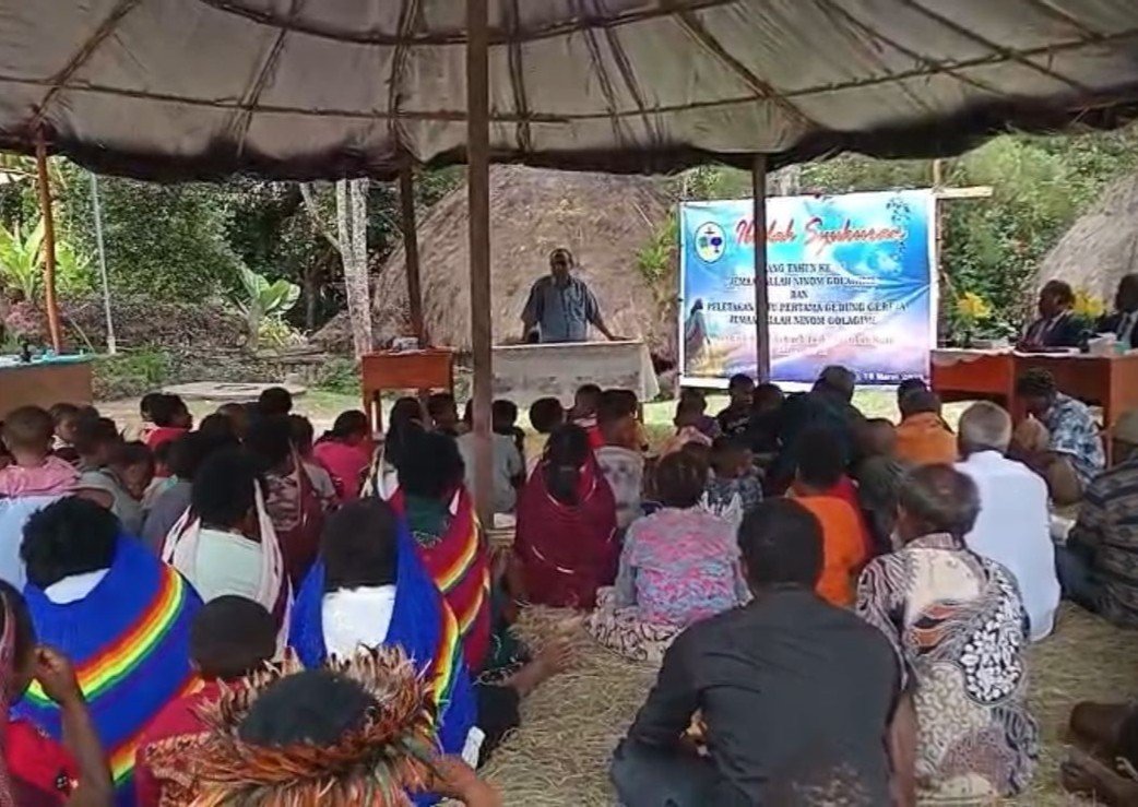 Dokumentasi (1) Peletakan Batu Pertama Pembangunan Gedung Gereja & Sosialisasi Pengembangan Pendidikan & Dukungan Kesehatan Anak Gereja