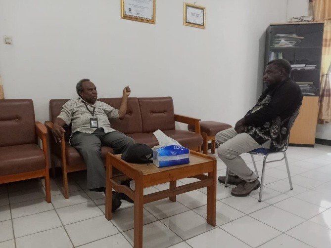 Dokumentasi (1) Rapat Koordiansi BPP Provinsi Papua Pegunungan Pokja Papua Sehat Bersama Kepala Dinas Dukcapil Kabupaten Jayawijaya