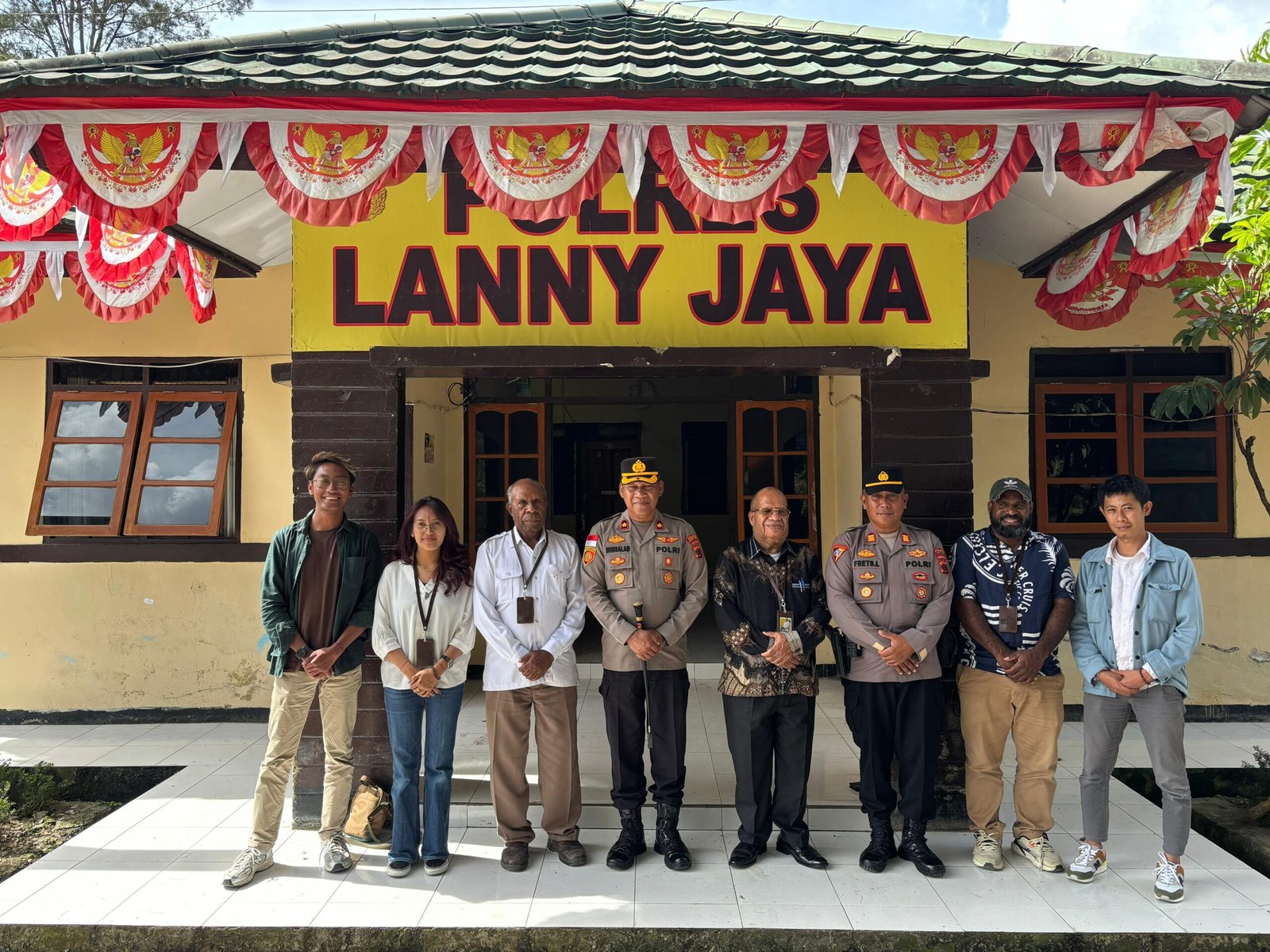 Dokumentasi (1) Kunjungan BP3OKP ke Polres Lanny Jaya