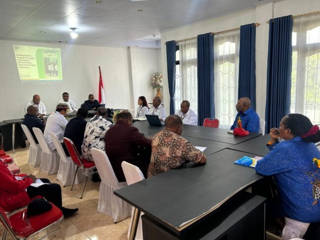 Dokumentasi (3) Rapat Koordinasi dan Sosialisasi BP3OKP bersama MRP Papua Pegunungan
